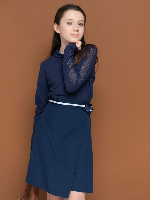 PELICAN, юбка для девочек, Темно-синий фото 9