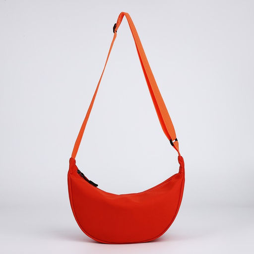 Сумка женская из текстиля, 30х17х6 см, оранжевый цвет - Nazamok фото 2