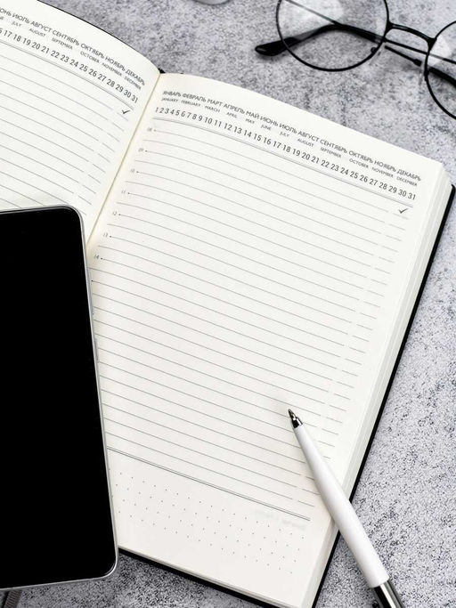 Ежедневник недатированный ESCALADA, #проМани, А5, 160 л., арт. 67261/ 15 ТИВОЛИ ЧЁРНЫЙ