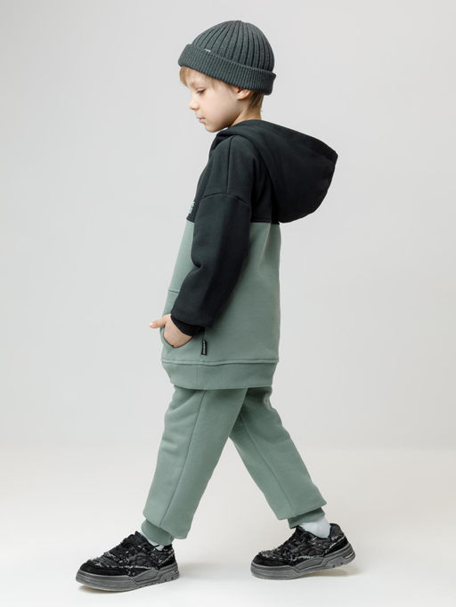 КР 302162/хаки 5107 к612 джемпер (худи) для мал - Crockid фото 3