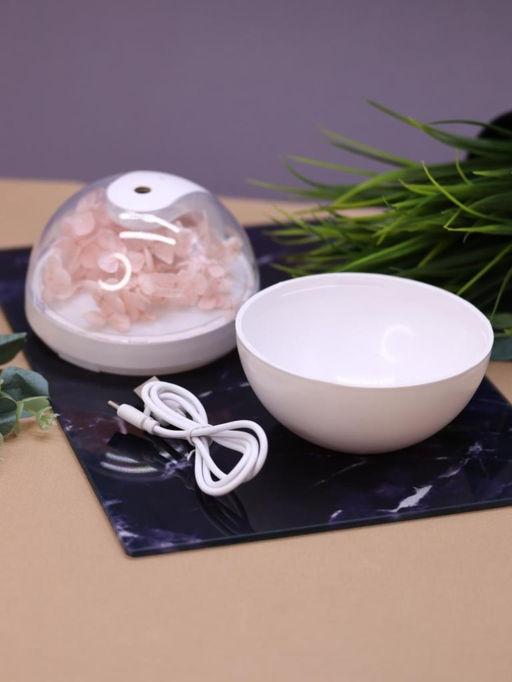 Настольный увлажнитель воздуха - ночник "Flower", peach, (портативный, USB)