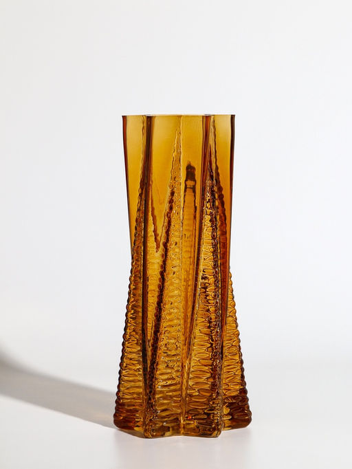 Ваза «Флоранс», 25×11×9 см, стекло, коричневая