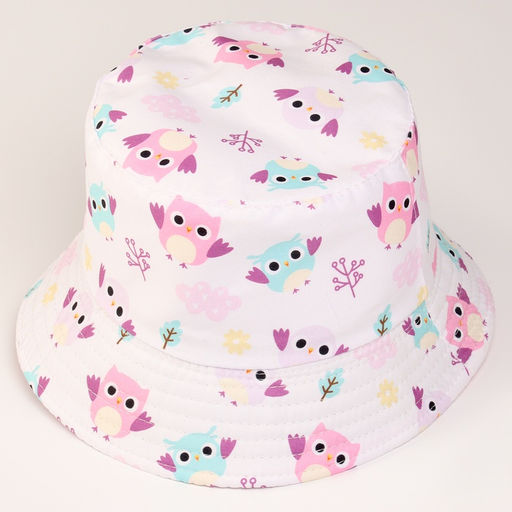 Панама детская «Совята», белая, р-р 48-50