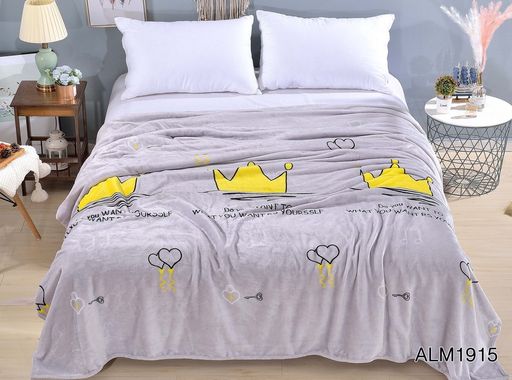 Плед велсофт Корона 1,5-спальный - Luteks фото 2