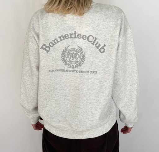 K12905 Свитшот OVER SIZE (хлопок) СВ_СЕРЫЙ