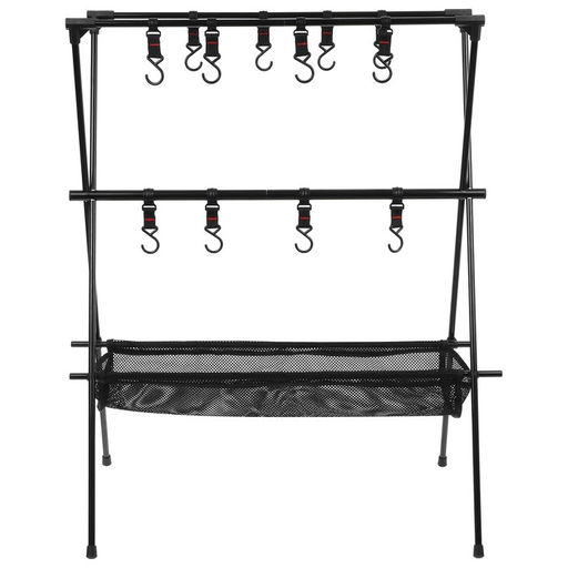 Полка с крючками туристическая Maclay, алюминий  фото 2