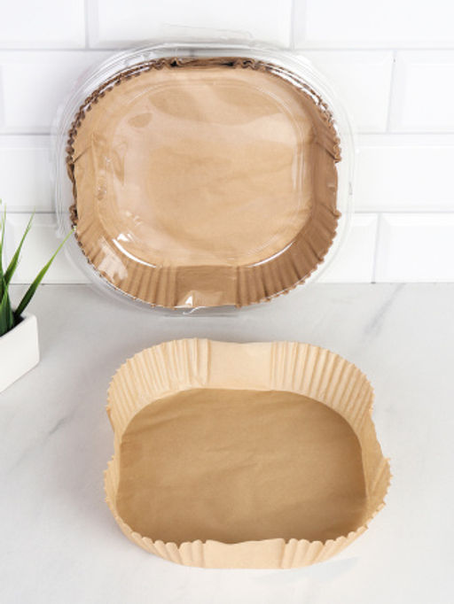 Формы для запекания бумажные маслостойкие Квадрат 20х4,5 см, набор 100 шт / FB-20-100-275 /уп 100/