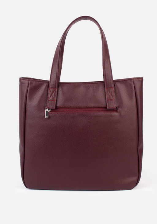 Сумка Модель №1596 | кожзам | зернистая | бордовый | Р831-25 | 33426 - L-craft фото 2