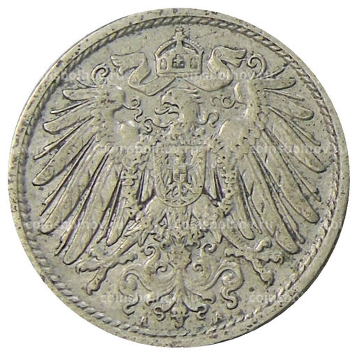 Монета 10 пфеннигов 1912 года А Германия