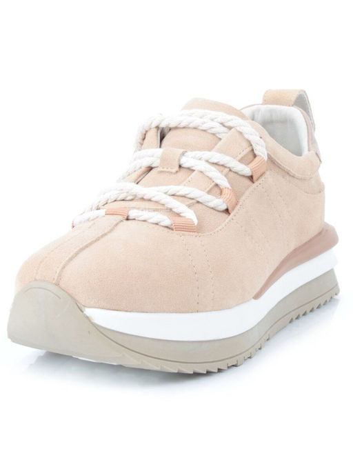03-5950-6 BEIGE Полуботинки женские (натуральная замша)