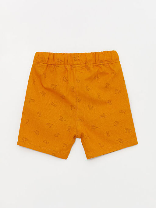 Beli Lastikli Bask?l? Erkek ?ocuk ?ort