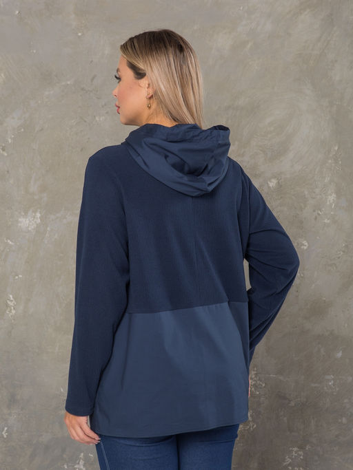 Блузка 1440 темно-синий - Novita фото 6