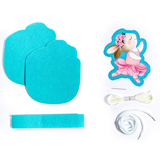 Набор для создания сумки из фетра ?Зайка? с термонаклейкой - Школа талантов фото 3