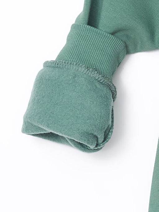 Bisiklet Yaka Bask?l? Erkek Bebek Sweatshirt