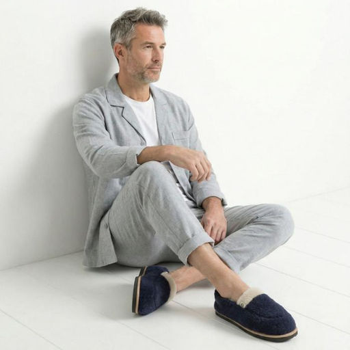 Тапочки-лоферы арт. М6/02-05 Ультрамарин - Altro фото 3