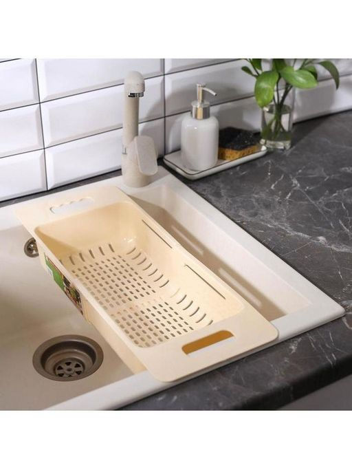 Дуршлаг раздвижной DIVO, 37(50)*18,5*8 см арт.007201 - Mallony фото 6