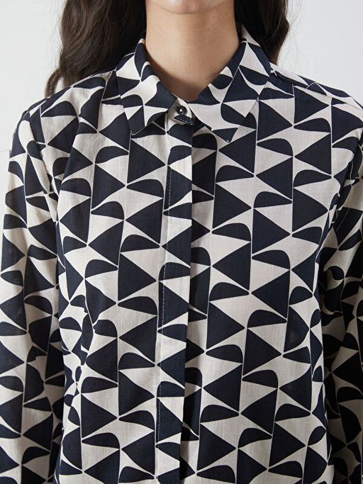 Desenli Kad?n G?mlek Tunik