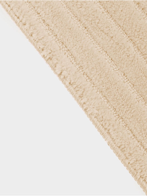 Коврик Savanna, 50×80 см, ворс 1 см, микрофибра, бежевый