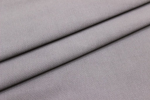 Бархат цв.Серо-лиловая дымка, ш.1.5м, хлопок-90%, лайкра-5%, п/э-5%, 260гр/м.кв - Купава фото 3