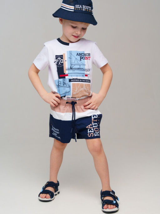 12512129 Шорты плавательные для мальчиков, средней длины