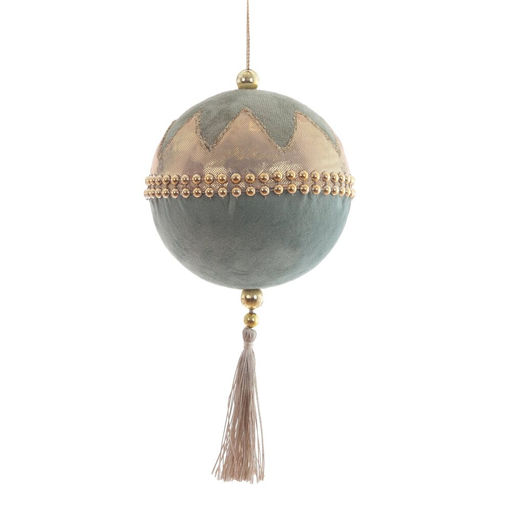 Украшение новогоднее "Шар", L10 W10 H21 см, 4в.