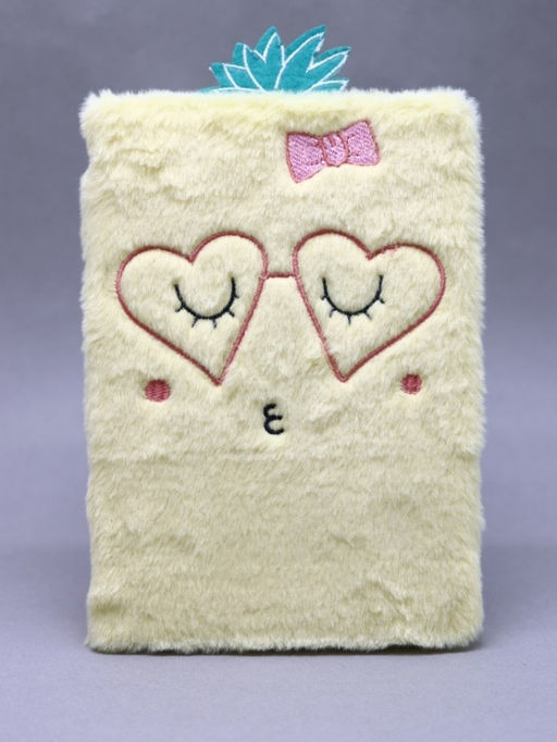 Блокнот плюшевый Pineapple кiss (21,5*14,5 см)