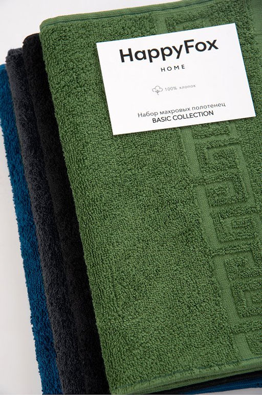 Набор махровых полотенец 4 шт. Happy Fox Home  фото 30