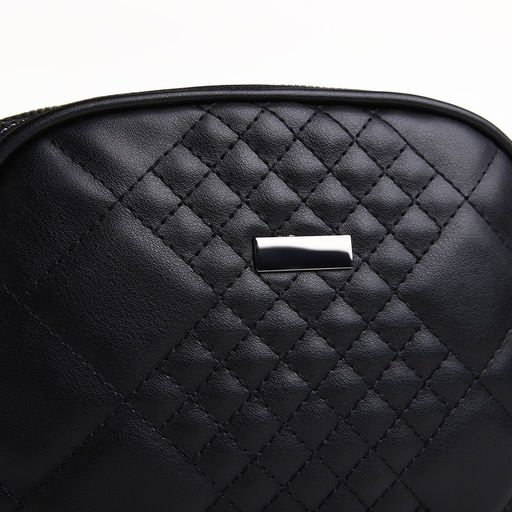 Сумка женская кросс-боди на молнии, цвет чёрный - Simaland фото 5