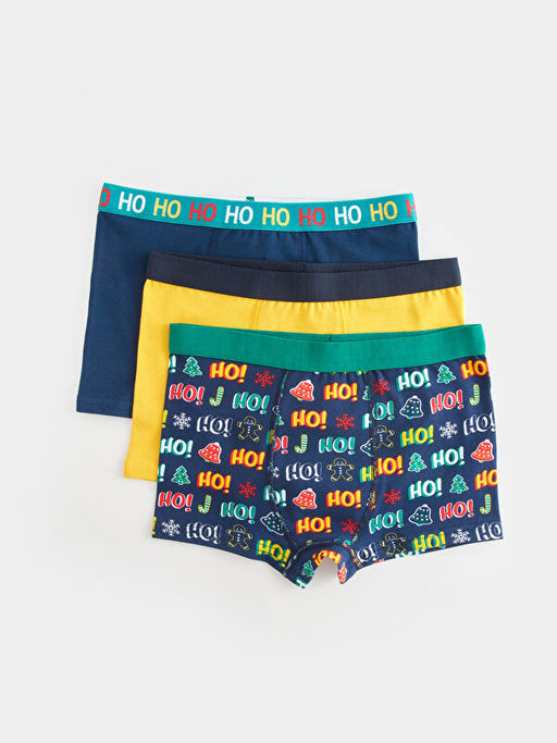 Y?lba?? Temal? Erkek ?ocuk Boxer 3l?