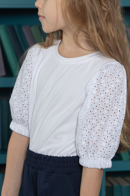 Блузка Ольга короткий рукав