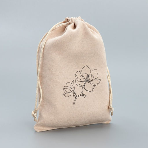 Цена за 5 шт. Мешок замшевый Цветок, 13 18 см +/- 1.5 см - Дарите счастье фото 2