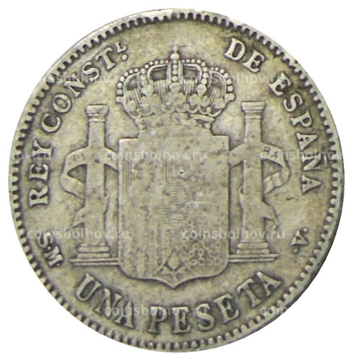 1 песета 1900 года Испания