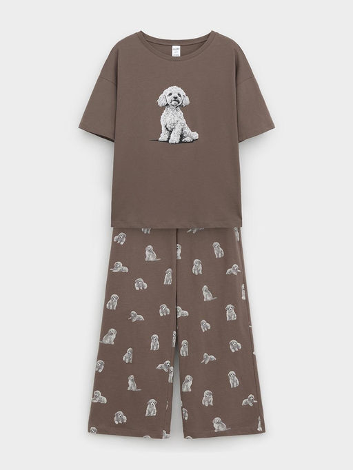 МП 1657/капучино 1312 Н090.1 пижама для дев