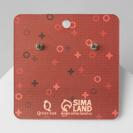 Серьги металл Молнии, цвет красный - Queen fair фото 4