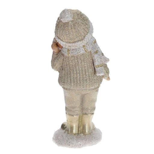 Фигурка декоративная "Мальчик/Девочка", L6 W4 H12,5 см, 2в.