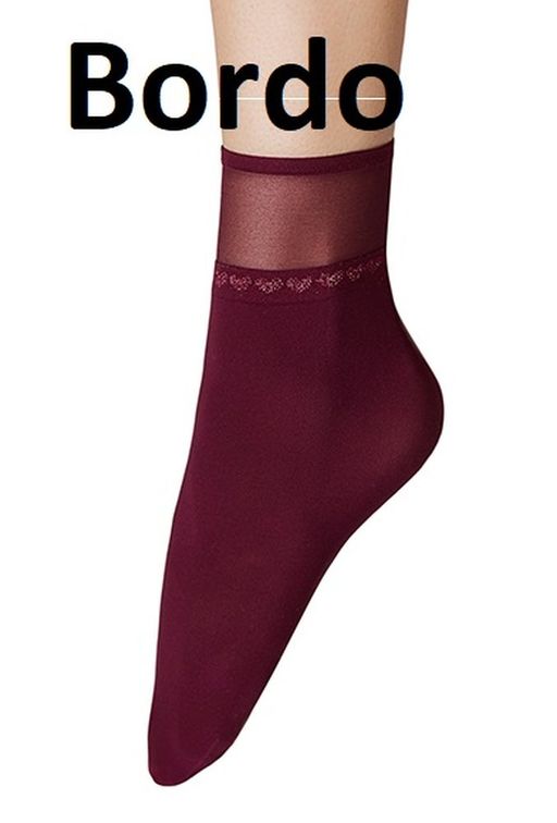 calz. MICRO CUORI 50 носки (сердечки) - bordo - Minimi фото 4