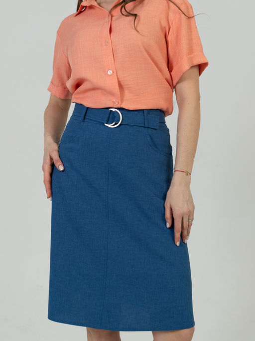 юбка ЛЕН с ВИСКОЗОЙ - Трика фото 10