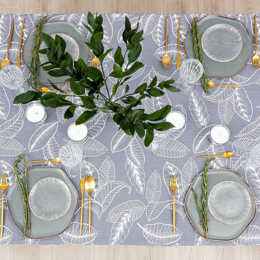 Скатерть Этель Ease, 149?220 см, 100% хлопок, репс 210 г/м?