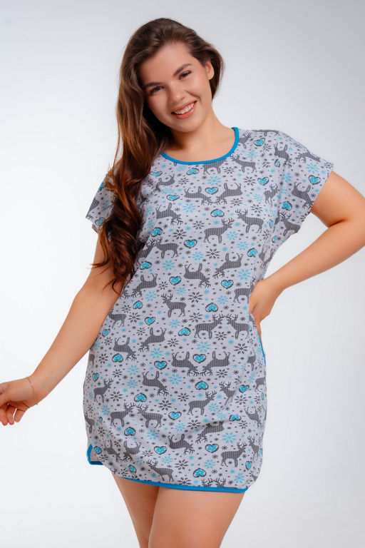 Туника женская Социал голубой - Амадэль фото 13