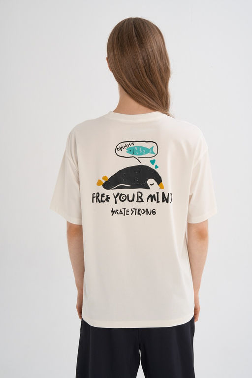 Футболка Белый ANTA SKATE SS Tee  фото 5