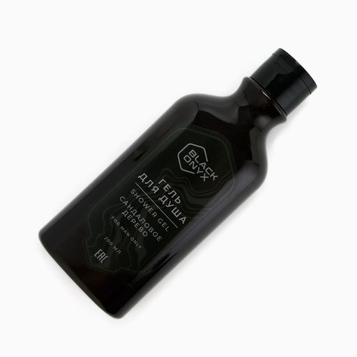 Гель для душа Black Onyx, аромат сандаловое дерево, 290 мл, Чистое счастье
