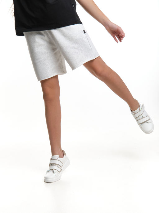 Шорты для спорта для девочки свободные отрезные 22-7677 красный - Mini maxi фото 29