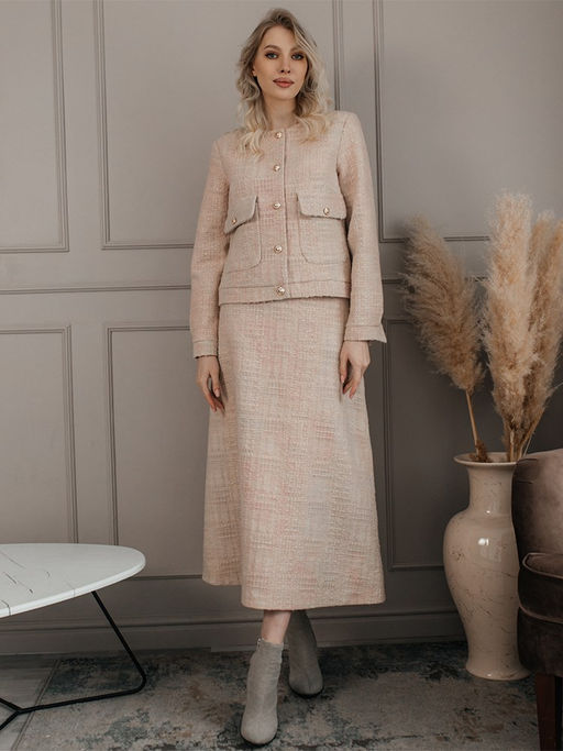 шерсть и хлопок юбка - Волтри фото 4