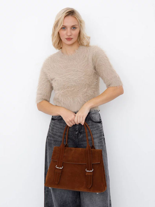 Сумка 1092M brown Polina&Eiterou