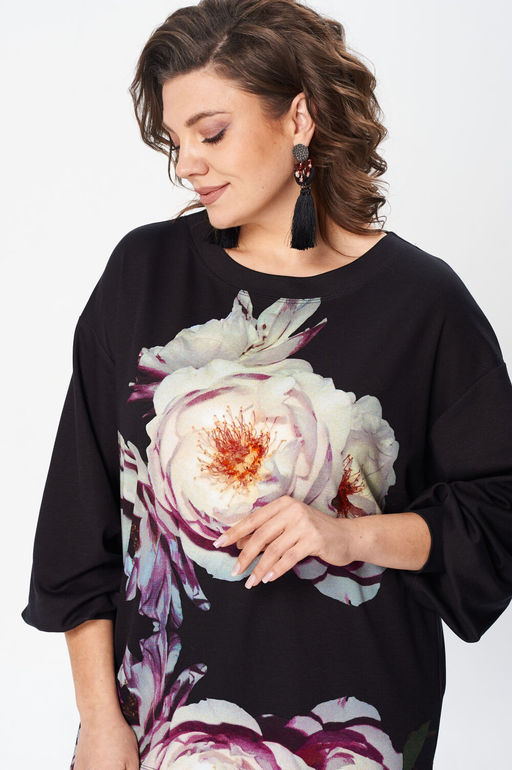 Джемпер Gizart 15360 Черный+пион