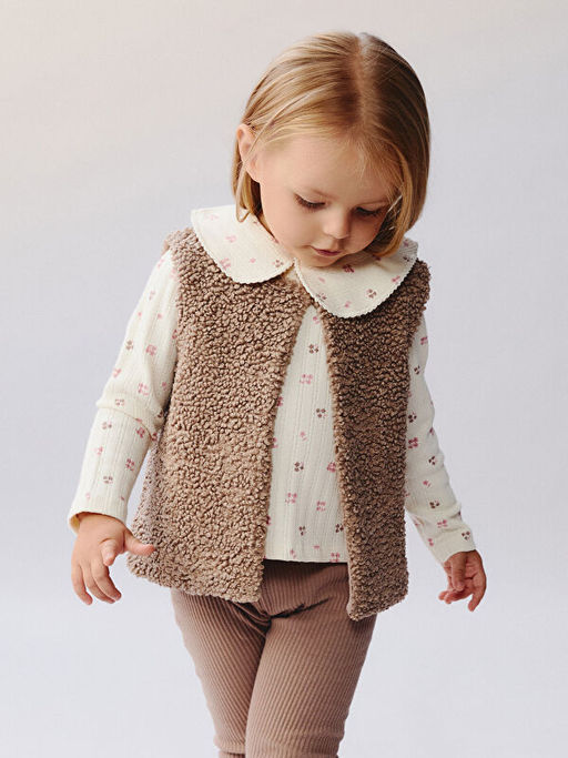 K?z Bebek Bluz, Yelek ve Tayt 3l?