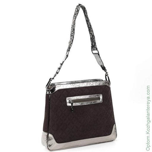 Женская замшевая сумка 73550 Браун