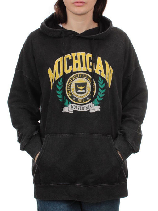 AT327 DK. GRAY Худи женское (90% хлопок, 10% полиэстер)