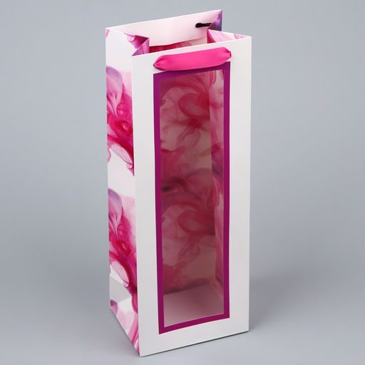 Пакет подарочный под бутылку, упаковка, «В этот день можно всё!», 36×13×10 см