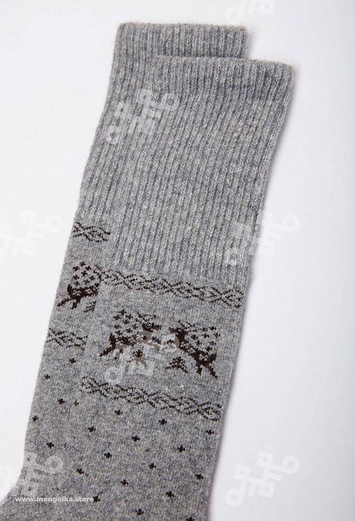 Гольфы детские из монгольской шерсти (арт. 02114) - Тод оймс ххк фото 3